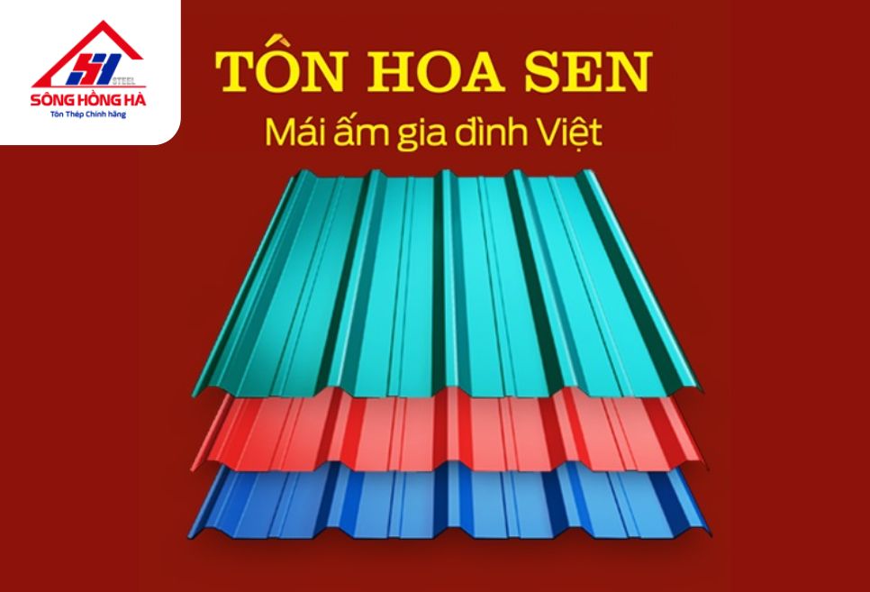 Giới thiệu về tôn lạnh Hoa Sen | Ưu điểm của tôn lạnh Hoa Sen